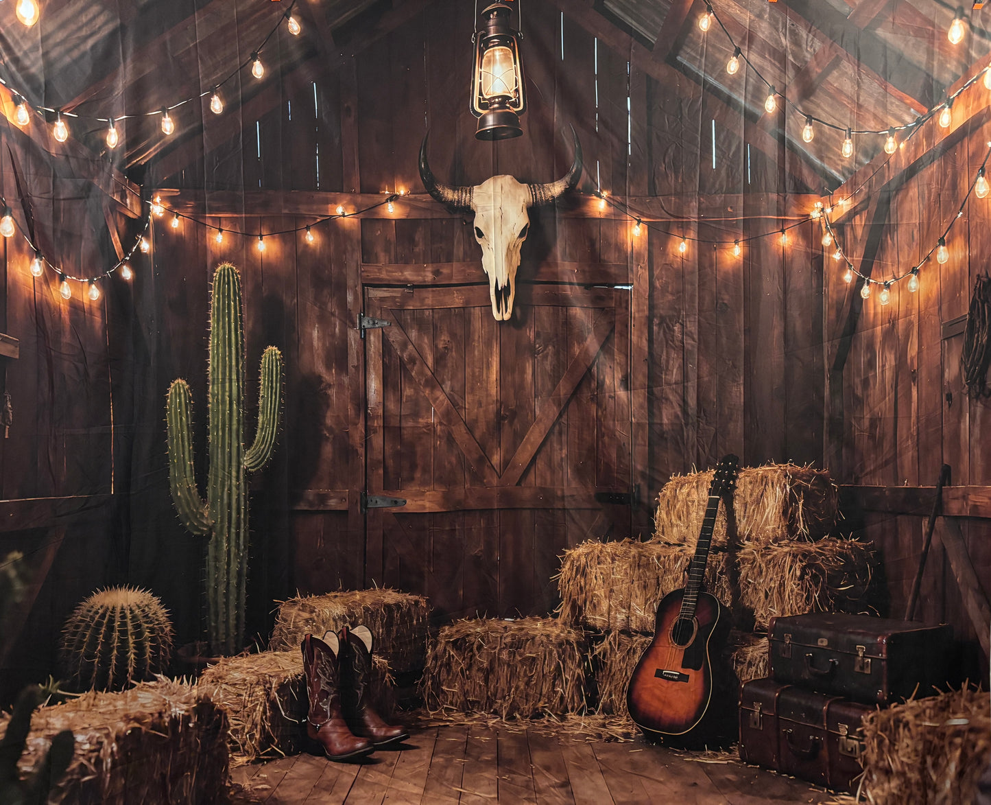 Photography Backdrop Hire - Country Barn