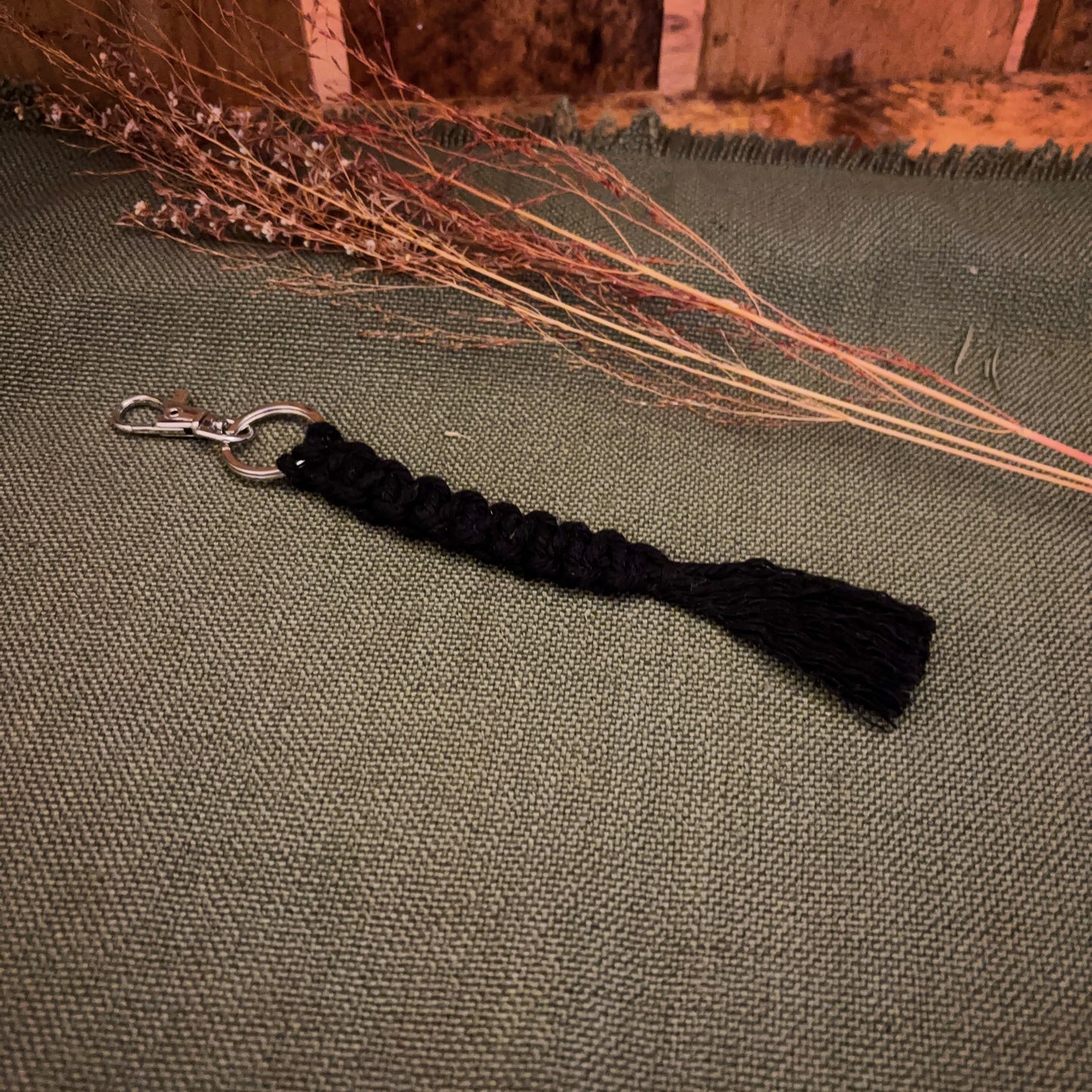 Personalised Macramé Name Keyring