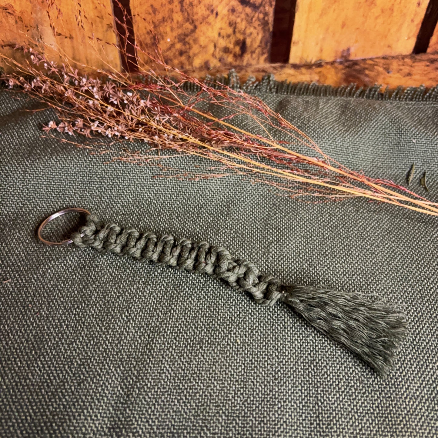 Personalised Macramé Name Keyring