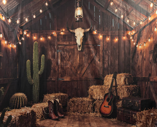 Photography Backdrop Hire - Country Barn